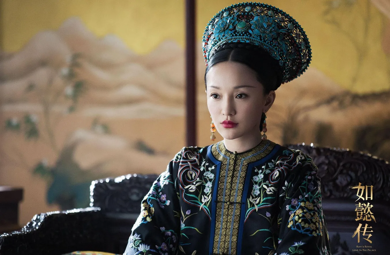 古裝陸劇最有皇后相女星第6名：周迅《如懿傳》（圖／取自微博）