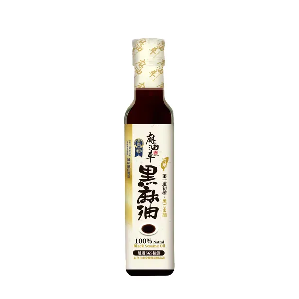 聖德科斯的「麻油車冷壓黑麻油」被驗出含致癌物苯駢芘超標。（圖／翻攝自聖德科斯官網）