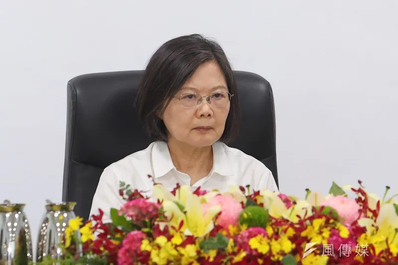 Tsai Ing-wen inspected a former military prison turned drug rehabilitation center in New Taipei in July 2023. Her Democratic Progressive Party held a legislative majority throughout her presidency. (File photo, Yen Lin-yu)