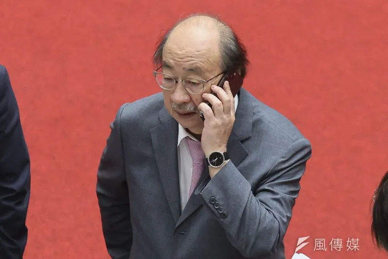 Legislator Ker Chien-ming, seen at the Legislative Yuan in July 2023, has described himself as the driving force behind Taiwan's 2025 mass recall campaign. (File photo, Ko Cheng-hui)