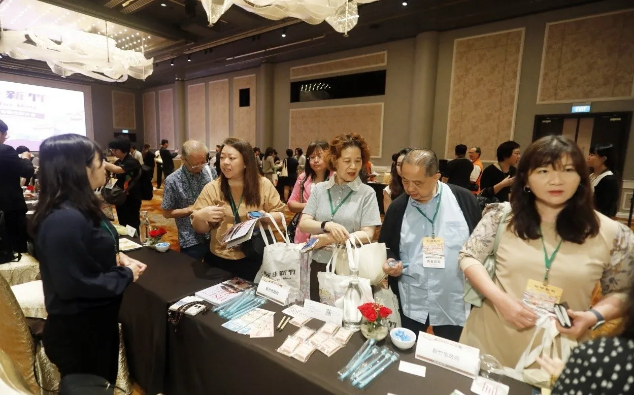 新竹市政府參加觀光署辦理之新加坡觀光推介會。（圖／新竹市政府提供）