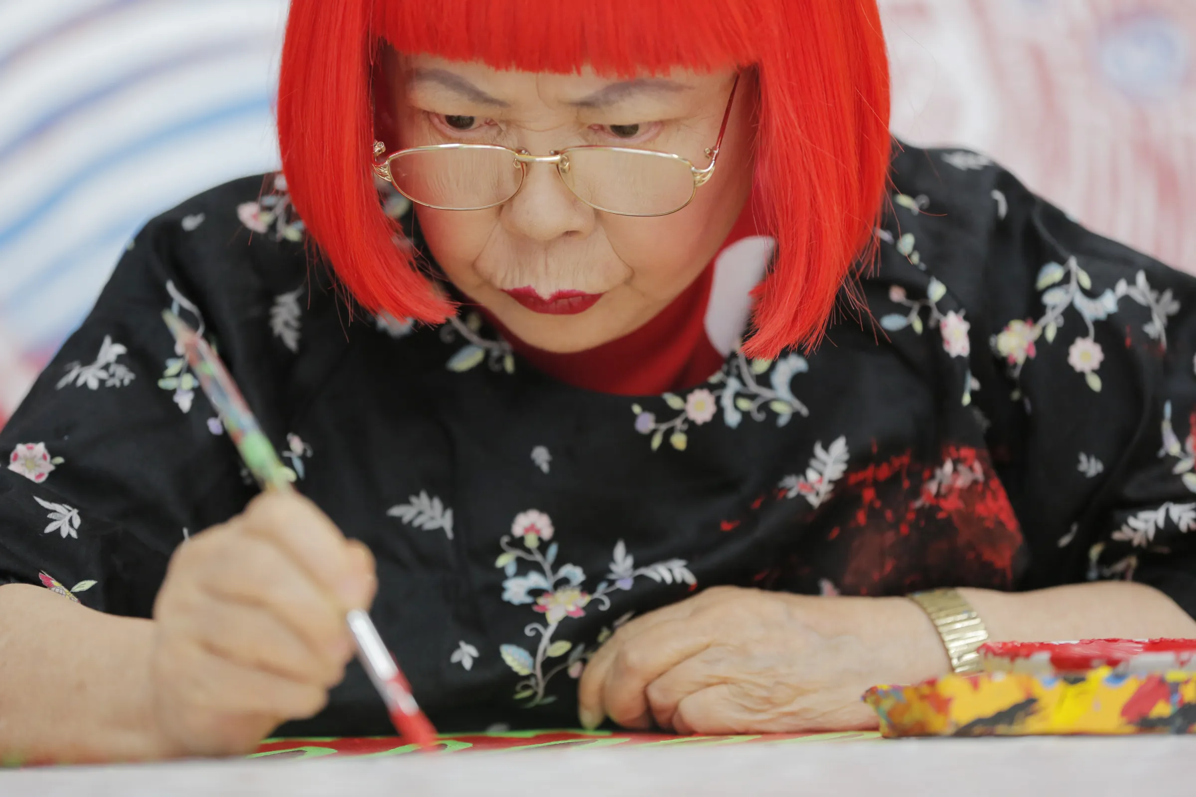 Yayoi Kusama, one of Japan's most internationally recognized contemporary artists, has died at 97. Born in Nagano in 1929, she turned childhood hallucinations into the polka dots, pumpkins and mirrored rooms that made her famous worldwide. (AP)