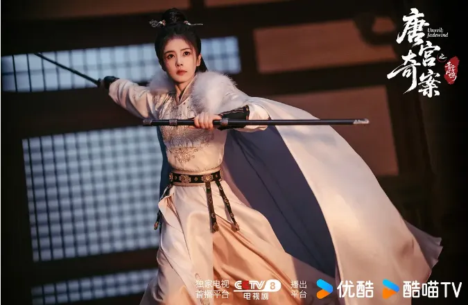 近3年最美古裝陸劇女演員第9名：白鹿《唐宮奇案》（圖／取自微博）