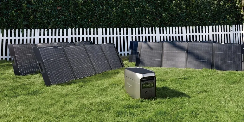 EcoFlow DELTA 3 Max Plus 支援最高 1,000W 太陽能輸入,長時間停電也能隨時補充電力。(提供 / EcoFlow)