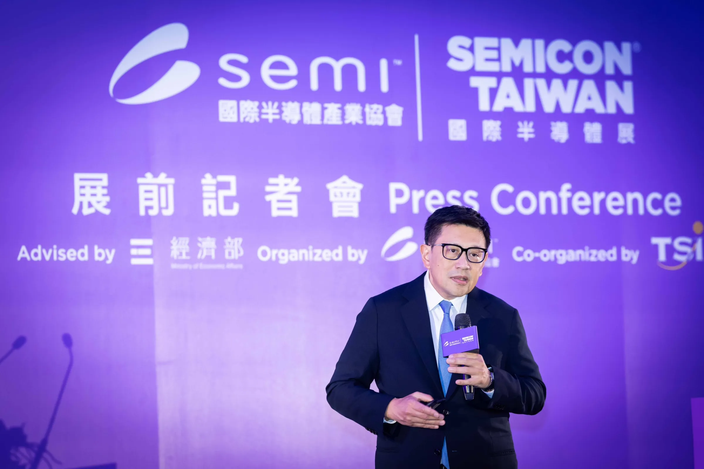SEMI全球行銷長暨台灣區總裁曹世綸。（SEMI提供）