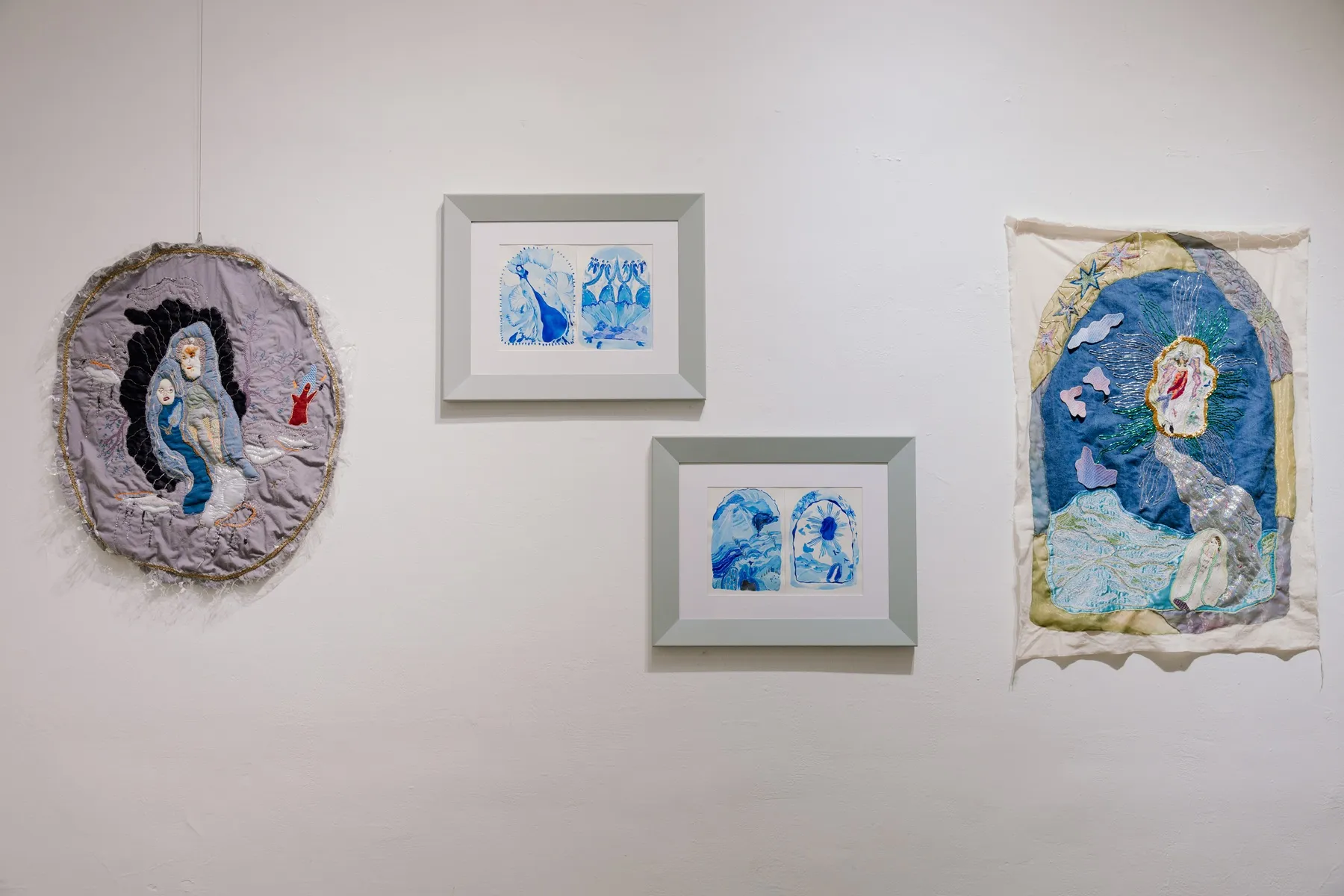 板橋435藝術聚落藝術進駐單位，涵蓋美術、木雕、錄像、版畫、複合裝置、影像、戲劇、雜技、平面設計及工藝設計等多元創作領域。(圖/新北市文化局)