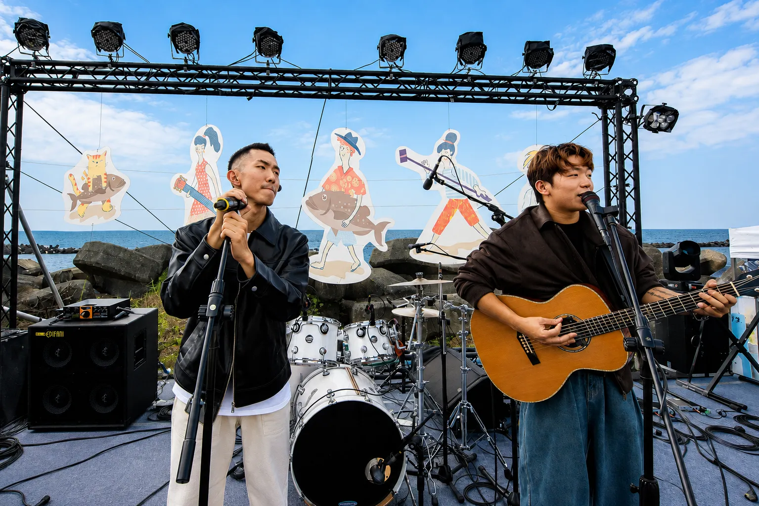 邀請高柔恩、FOCUS樂團、ADOGA阿逗仔及DJ Litro等4組音樂表演接力演出。（圖/高雄市觀光局提供）