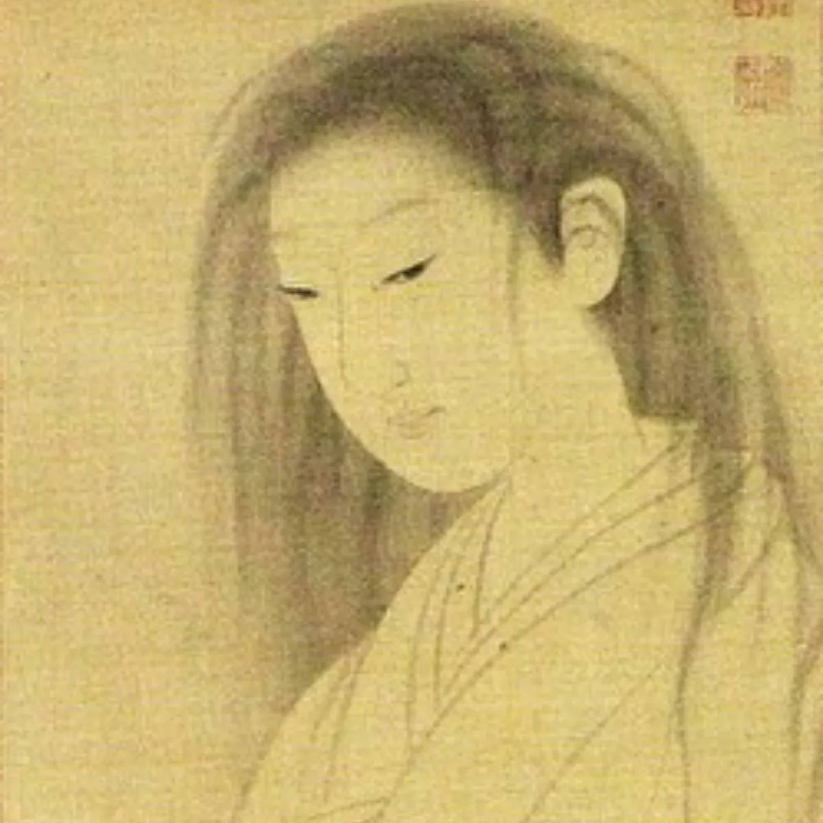 大英博物館收藏一幅日本畫家水野年方於1890至1895年間創作的女性幽靈畫。
