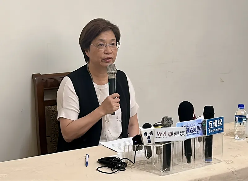 王惠美回應輔選風波 彰化縣長王惠美（圖）4日臨時舉行記者會，談及外界關注她輔選議題時一度哽咽說，正因她愛黨愛彰化，中國國民黨縣長提名是她心中罣礙。中央社記者鄭維真攝115年9月4日