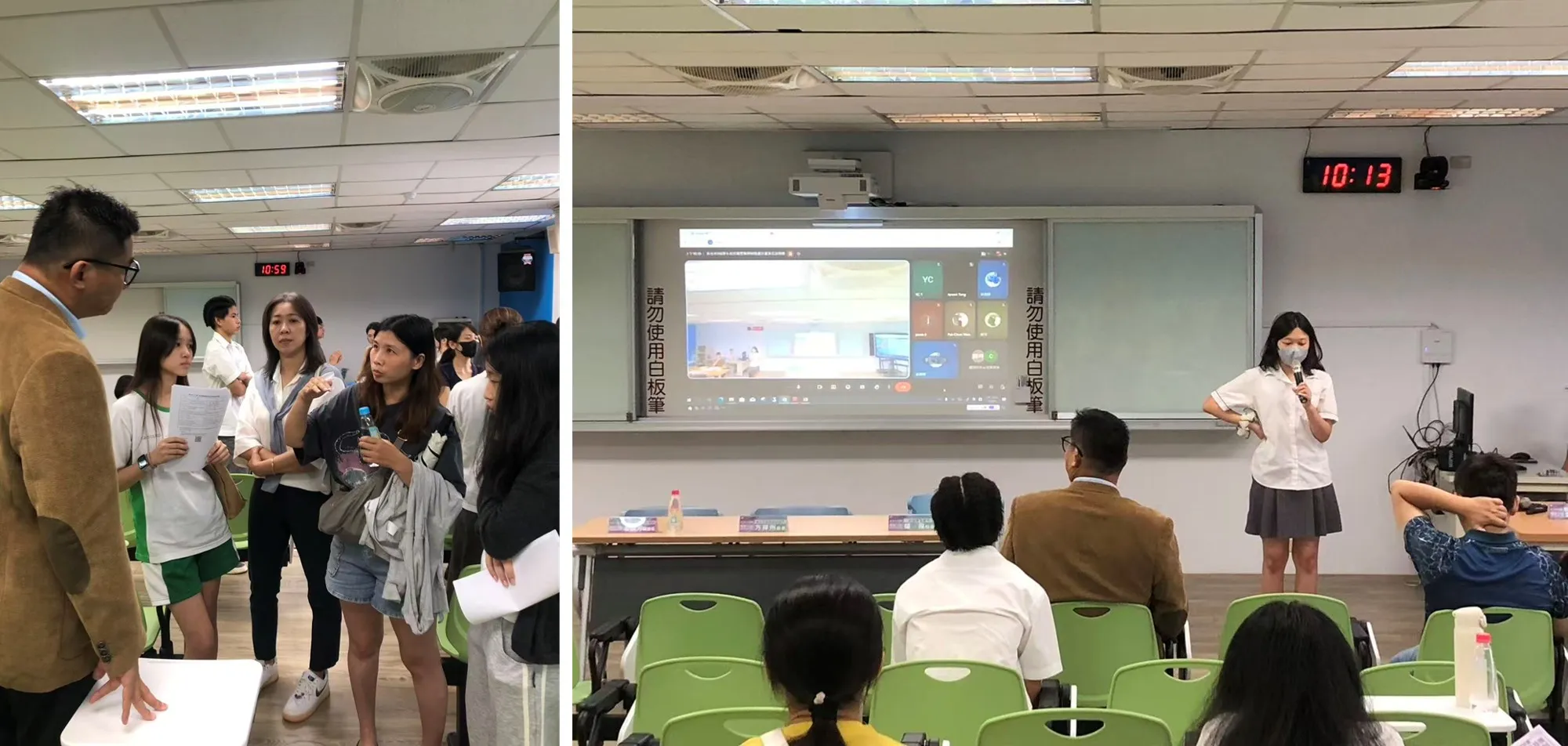 新北市彰樹國際實驗高中辦理「115學年度新北市雙聯學制說明會」。(圖/美國箴言高中)