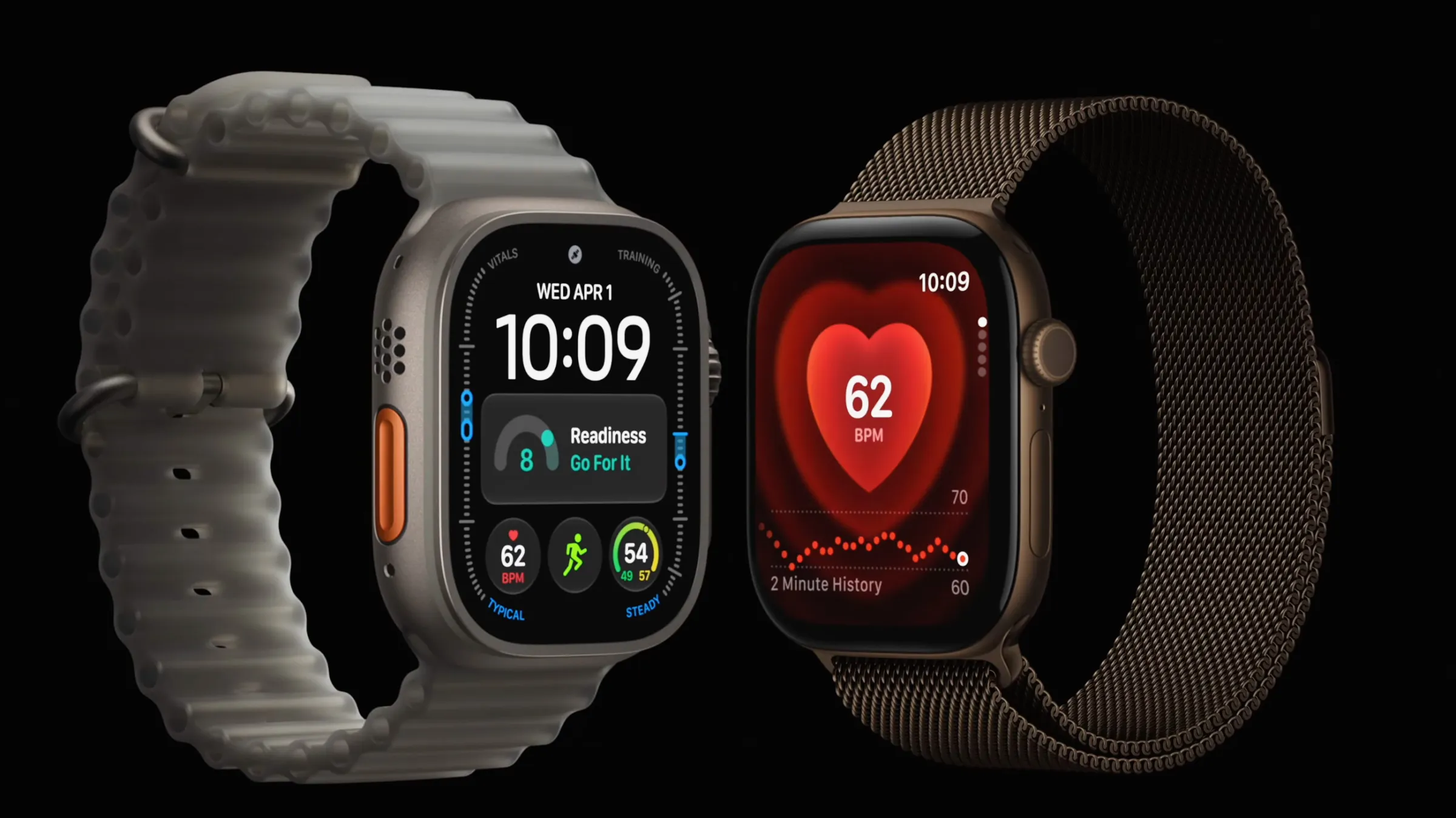 Apple Watch Series 12主打全新健康感測系統，增加心率測量頻率，並加入身體狀態、健康年齡等健康管理功能。（圖／翻攝自Apple官網）