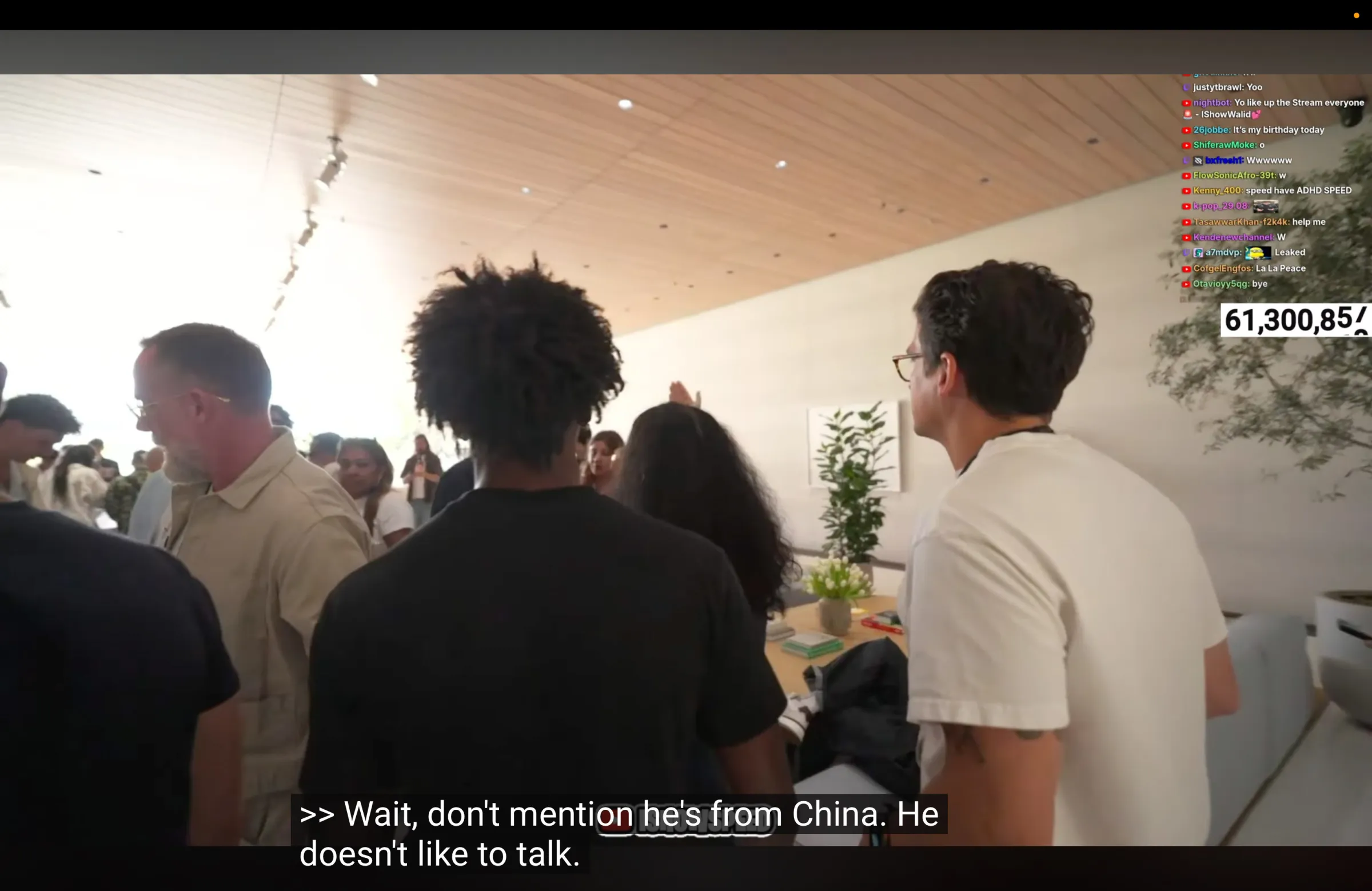 完整對話曝光後，有網友指出阿信後續親口向甲亢哥表示自己「From Taipei」，相關片段在Threads掀起兩派討論。（圖／翻攝自iShowSpeed YouTube）