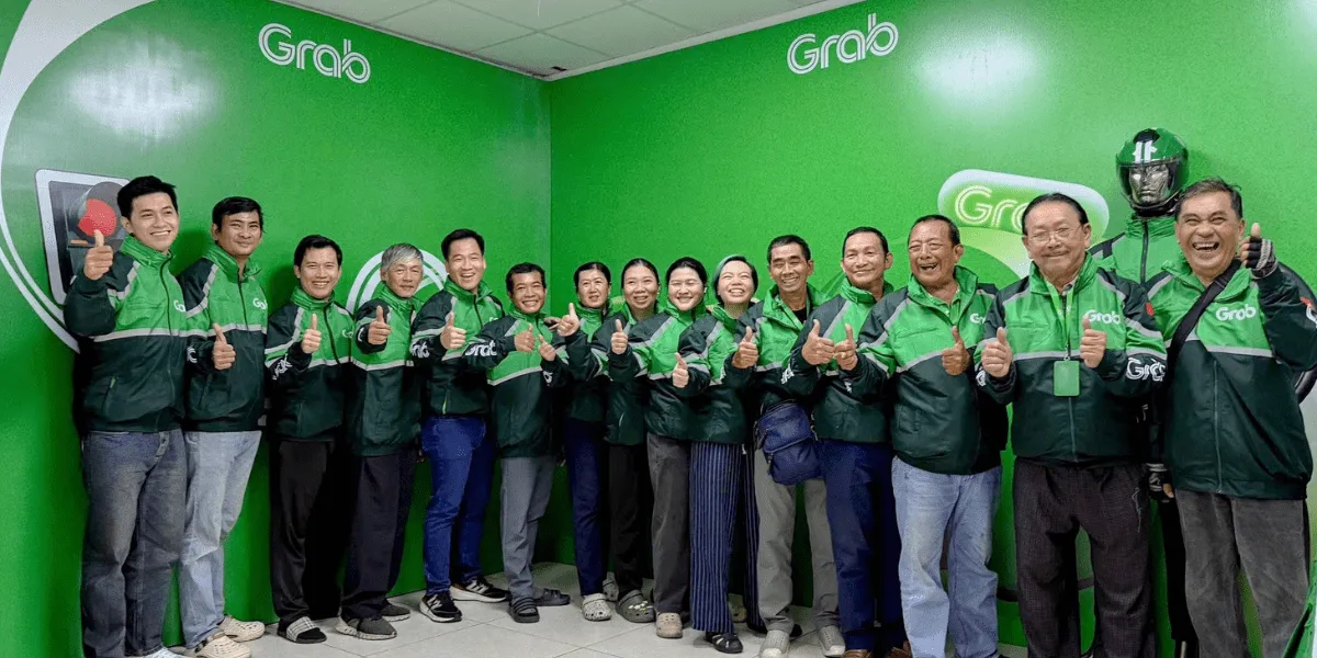總部位於新加坡的外送叫車平台Grab，在越南市場早已經營多年。（取自公司官網）