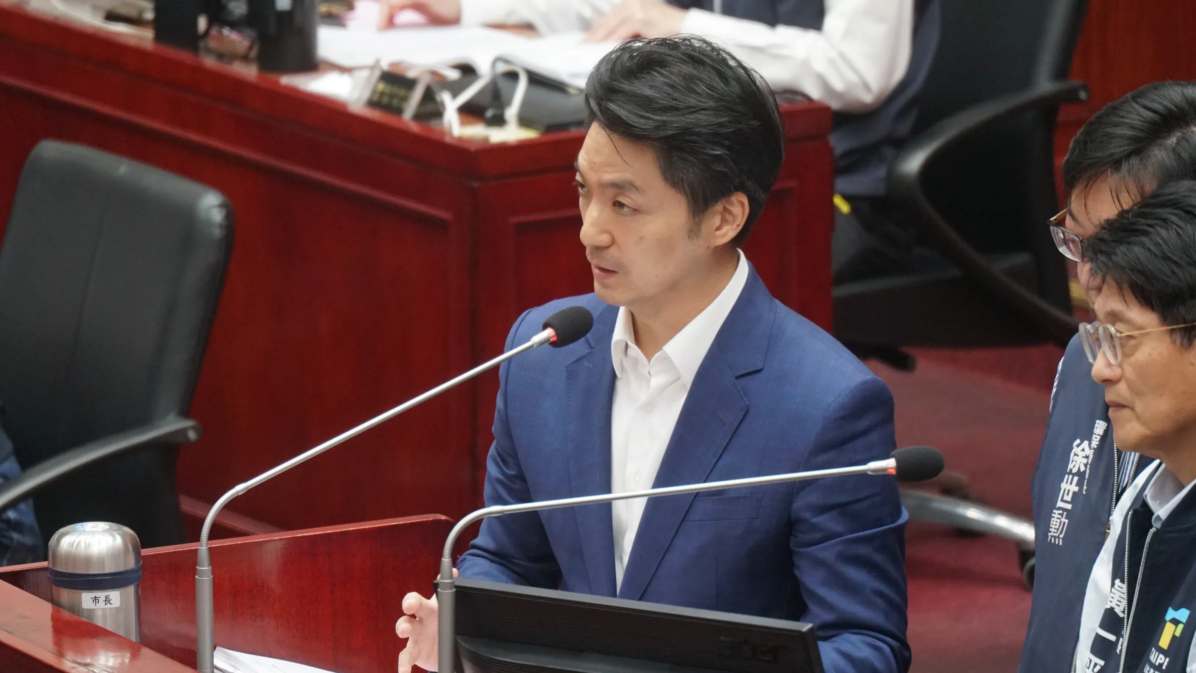 20260914-台北市長蔣萬安出席議會市政總質詢。（蔡親傑攝）