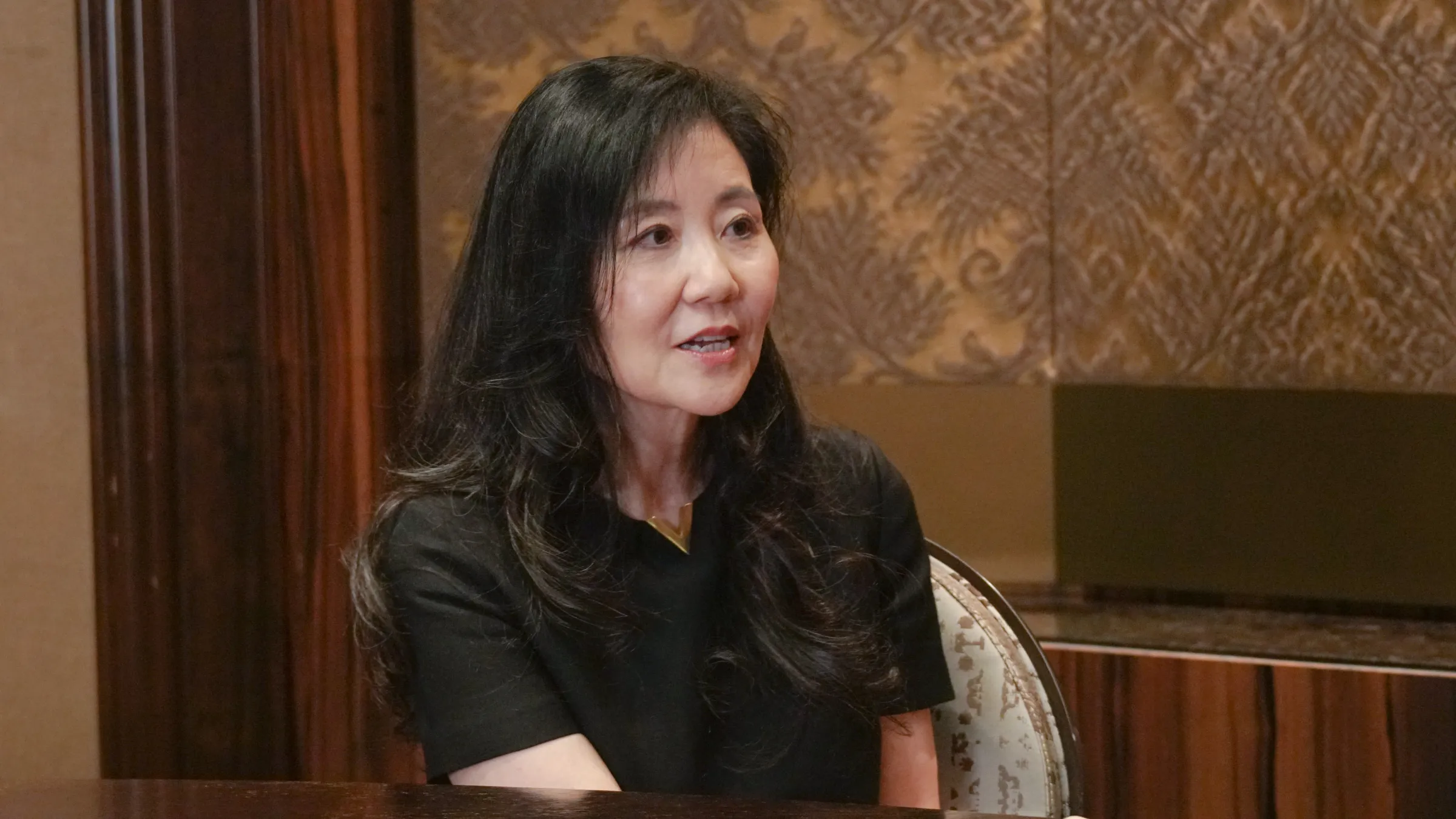 20260913-亞裔葡萄酒大師 Jeannie Cho Lee 專訪。（蔡親傑攝）