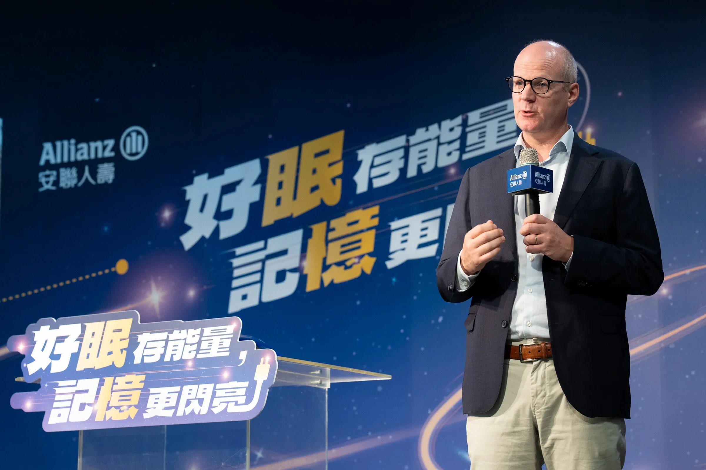 20260917－安聯人壽總經理羅偉睿（Joos Louwerier）17日於第19屆失智老人募款活動。（安聯人壽提供）