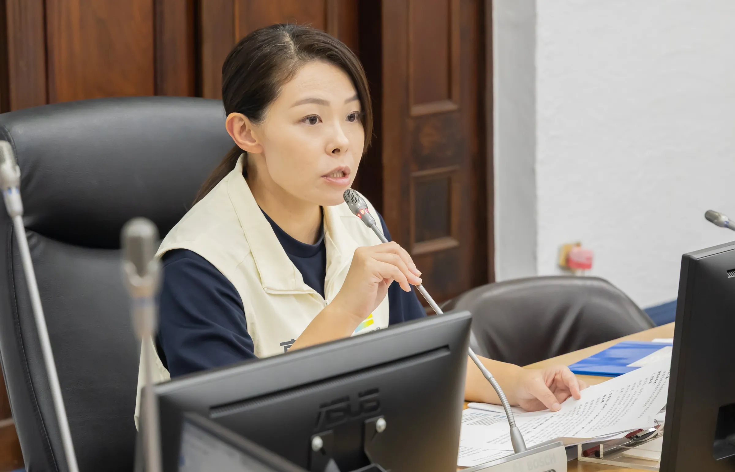 市長高虹安說，她沒有請道士來自由車場作法，網路照片是拍攝於114年3月施工期間，該儀典由承攬廠商自行安排，並非市府辦理，更與目前工程狀況無關。（資料圖／新竹市政府官網）