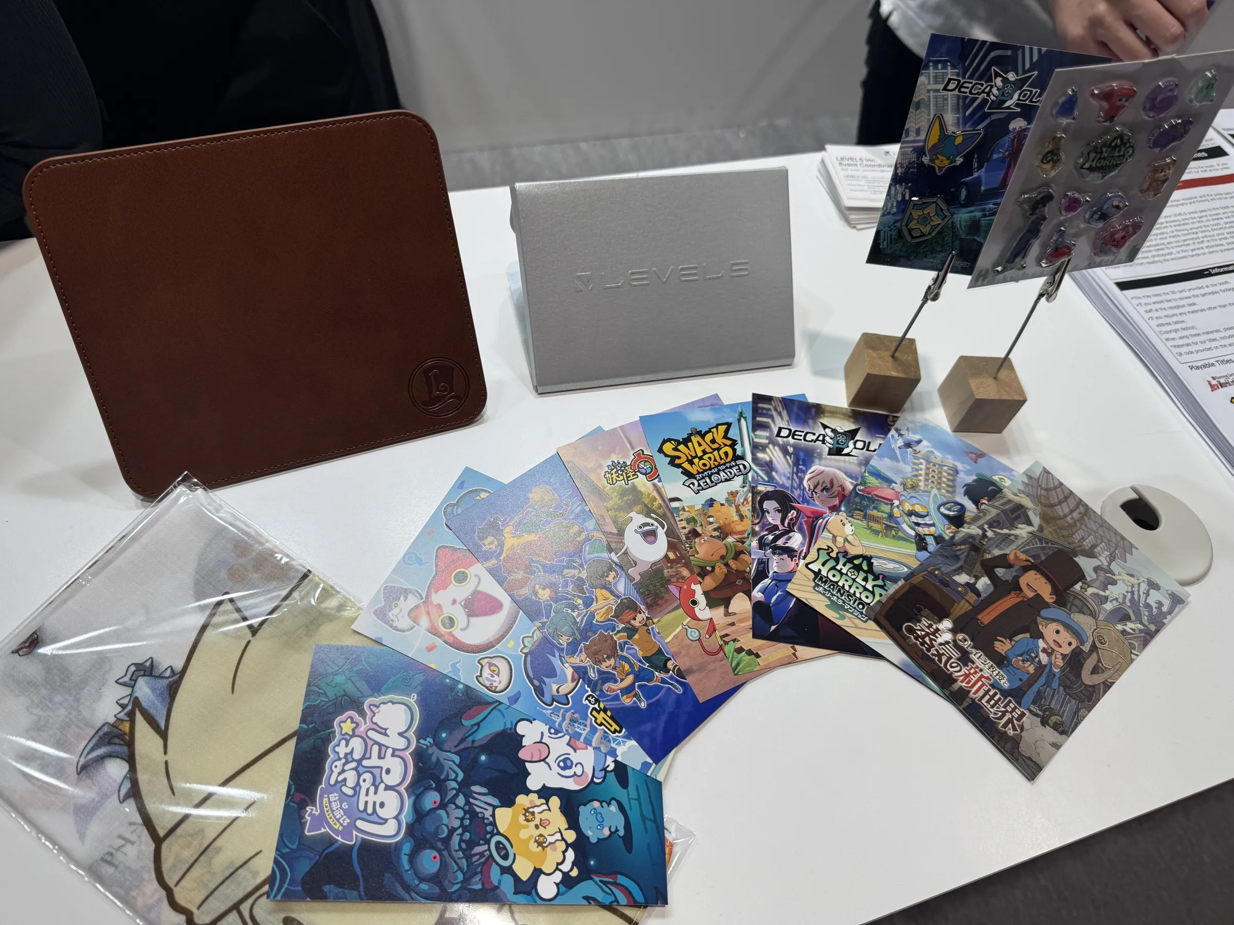 レベルファイブはTGS2026に過去最大規模で出展し、最新4タイトルの試遊台や来場者特典を展開した。黃信維©️レベルファイブ