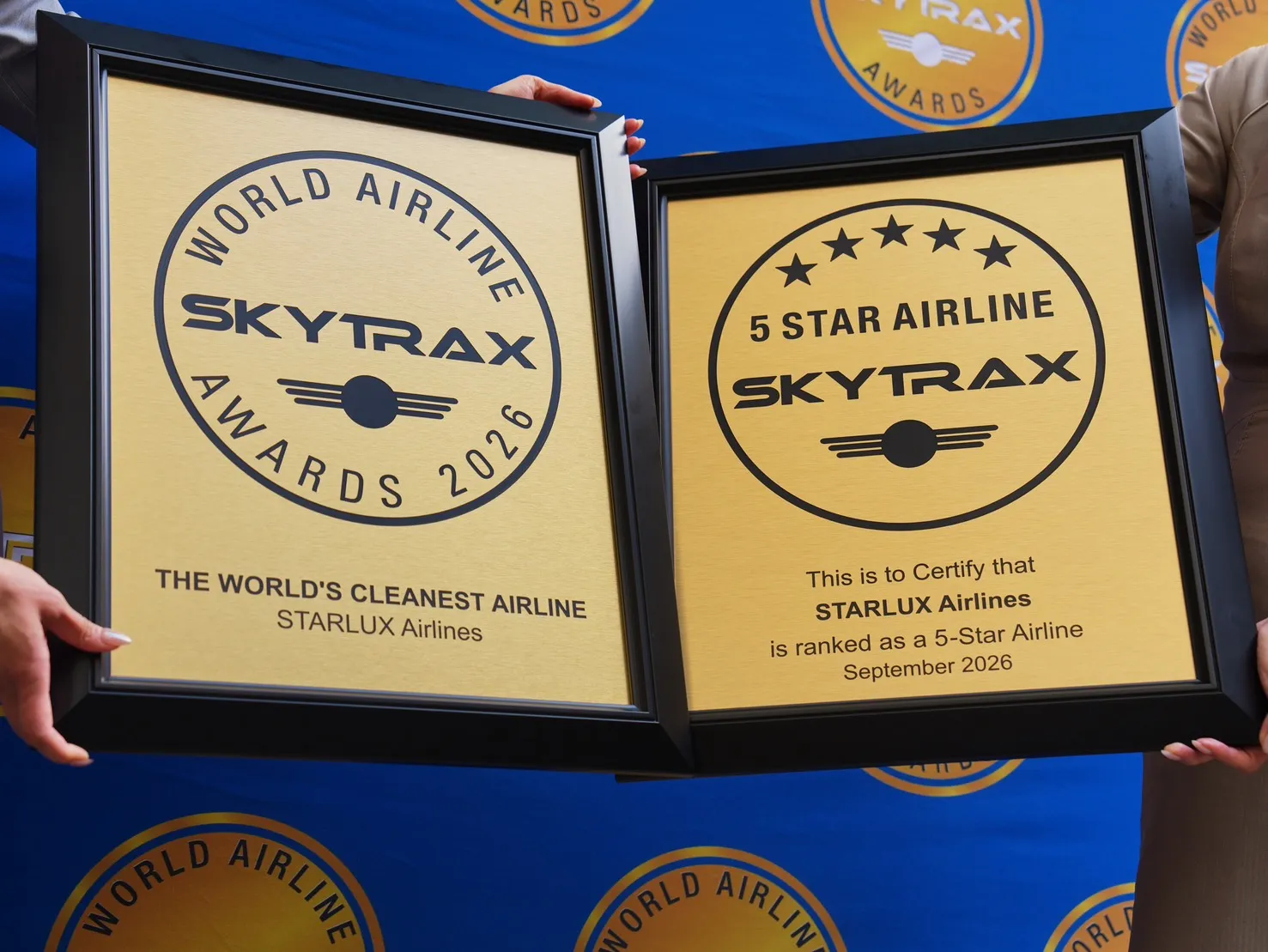 星宇航空自2025年開航滿五年首度獲得SKYTRAX五星航空評級後，2026年再度蟬聯，持續榮獲航空業最高等級的服務肯定。(圖片提供：星宇航空)
