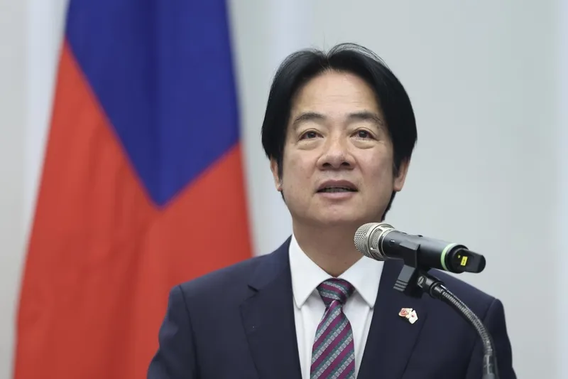 日本維新會官民合作推進協議會成員訪台（2） 總統賴清德（圖）22日下午在總統府接見「日本維新會官民合作推進協議會」訪問團，感謝日本政府針對台海議題以及台灣的國際參與，持續在各種國際場域為台灣發聲。中央社記者吳家昇攝115年9月22日