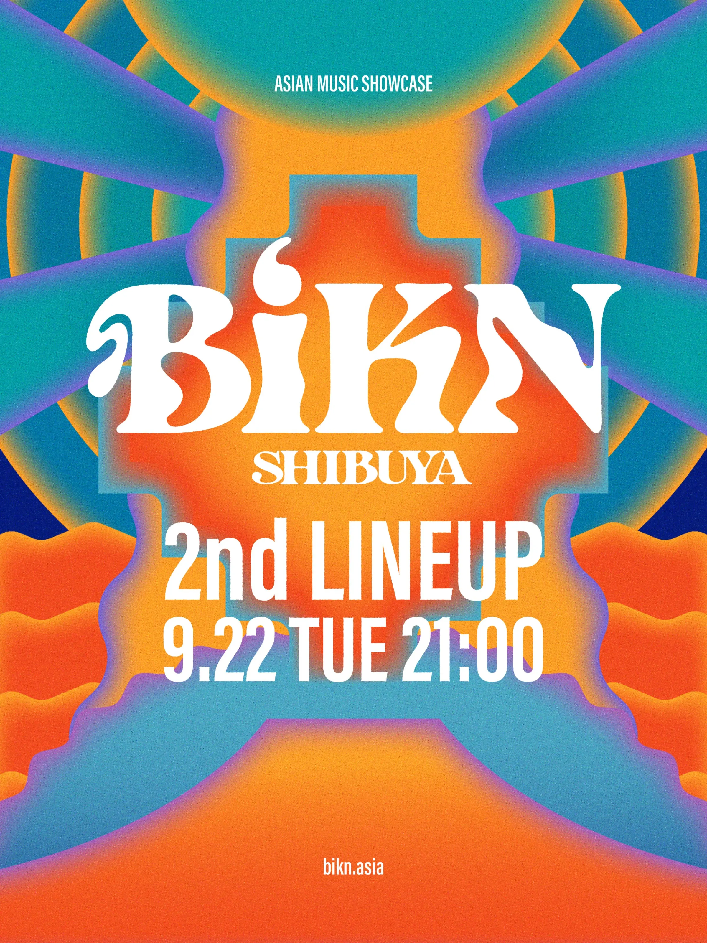 アジアを中心とした屋内型音楽フェス「BiKN shibuya 2026」の出演者第2弾として、oceanfromtheblueなど6組の出演が発表された。株式会社THISTIME