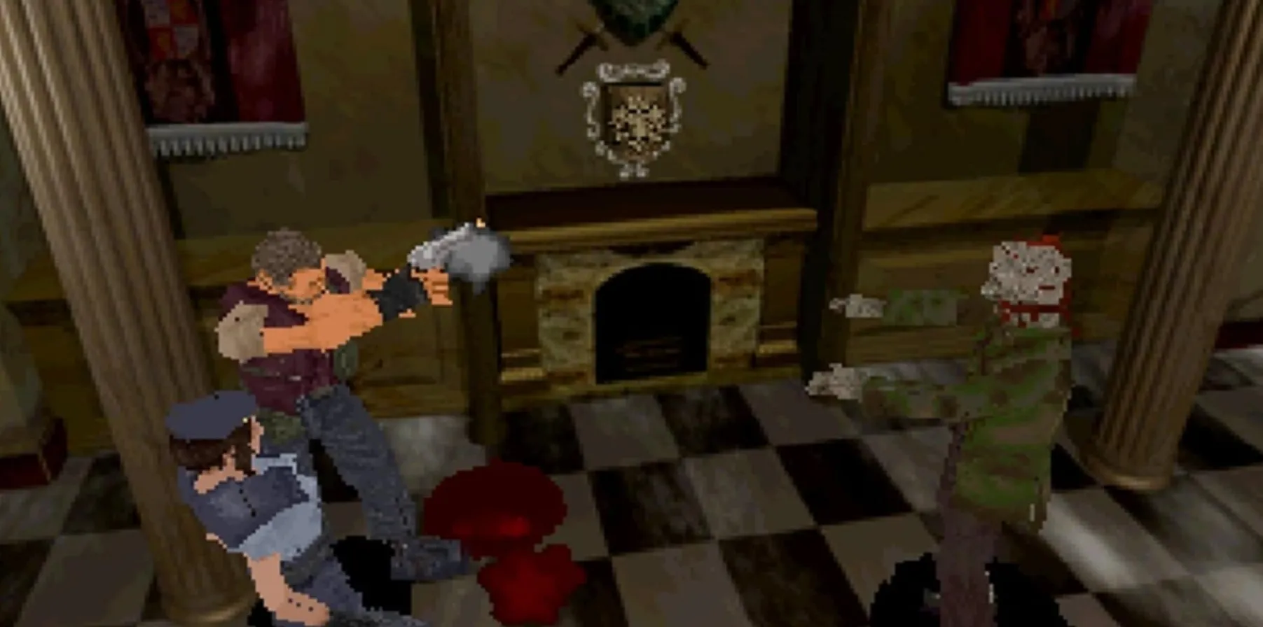 1996年，Capcom推出首代《惡靈古堡》（Resident Evil）。（遊戲截圖）