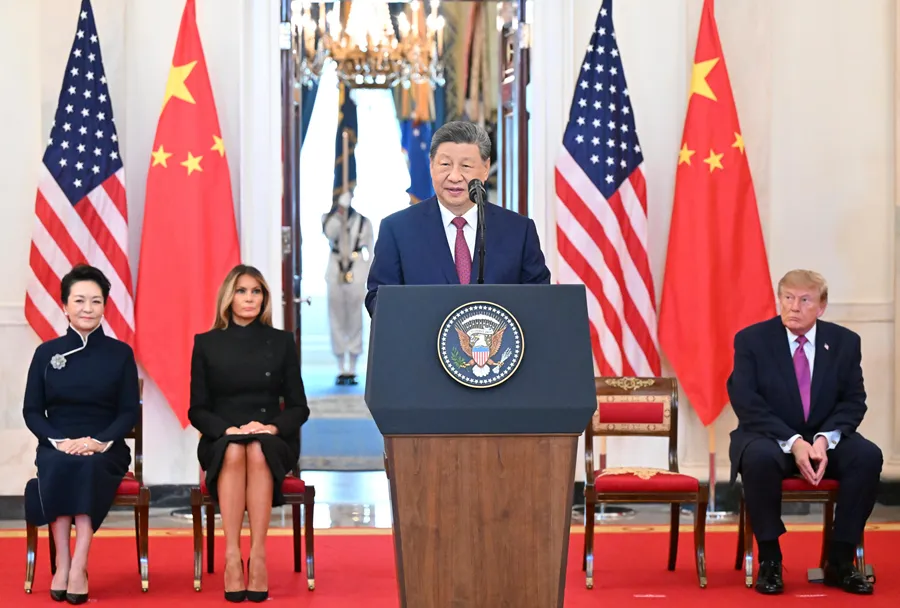 華盛頓時間9月24日上午，中國國家主席習近平表示，希望美方堅持反對「台獨」的正確立場，慎重處理台灣問題。（新華社）