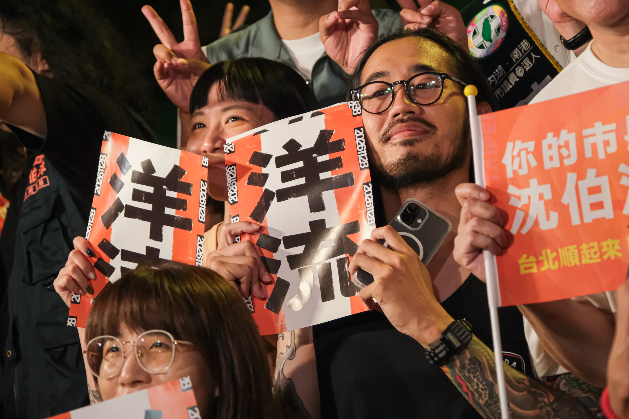 国民党の選挙支援関係者は、「洋流」は基本的に、韓国瑜氏が高雄市長選で巻き起こした「韓流」にはなお及ばないとみている