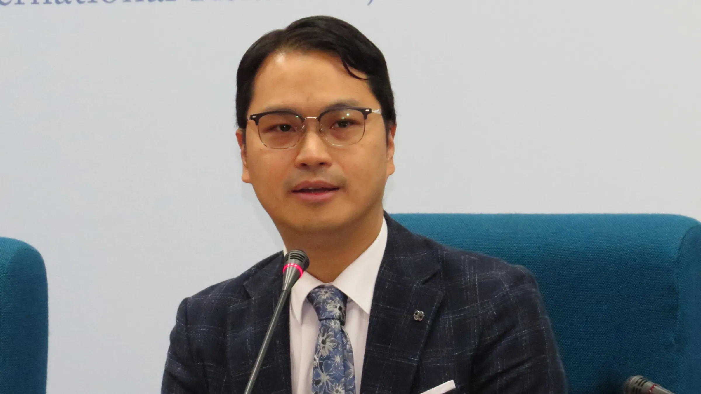 政大國關中心舉行「川習二會後的美中台關係座談會」，淡江大學國際事務與戰略研究所教授馬準威出席與談。（楊騰凱攝）