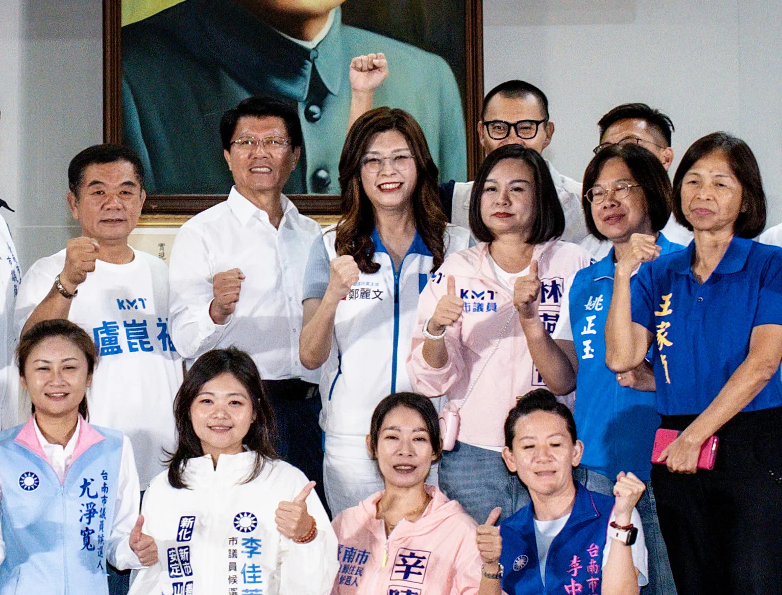 國民黨今（30）日移師台南市辦行動中常會，國民黨主席鄭麗文出席。（國民黨提供）
