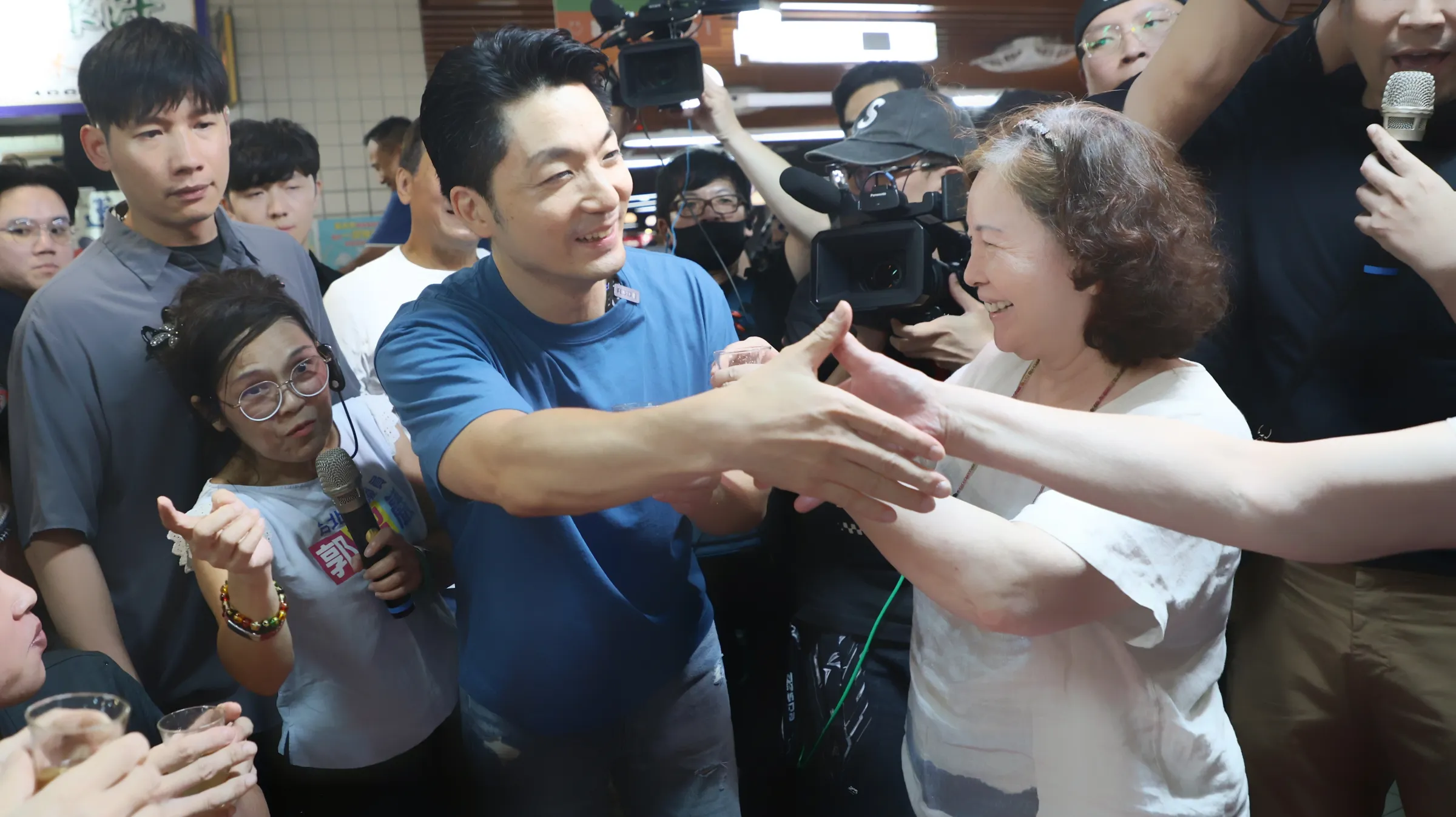 20260930-台北市長蔣萬安30日出席南門市場平安宴。（柯承惠攝）