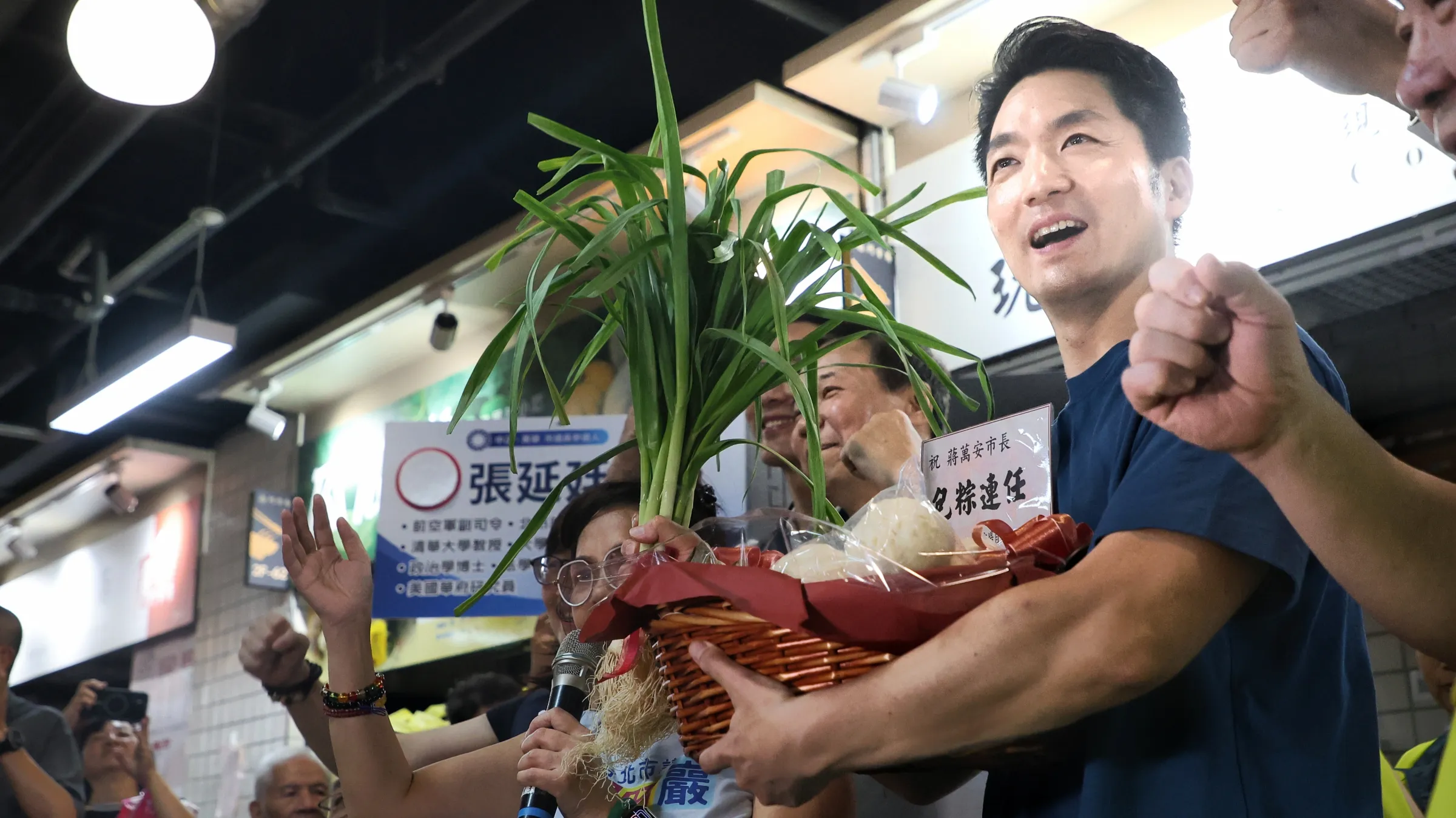 20260930-台北市長蔣萬安30日出席南門市場平安宴。（柯承惠攝）