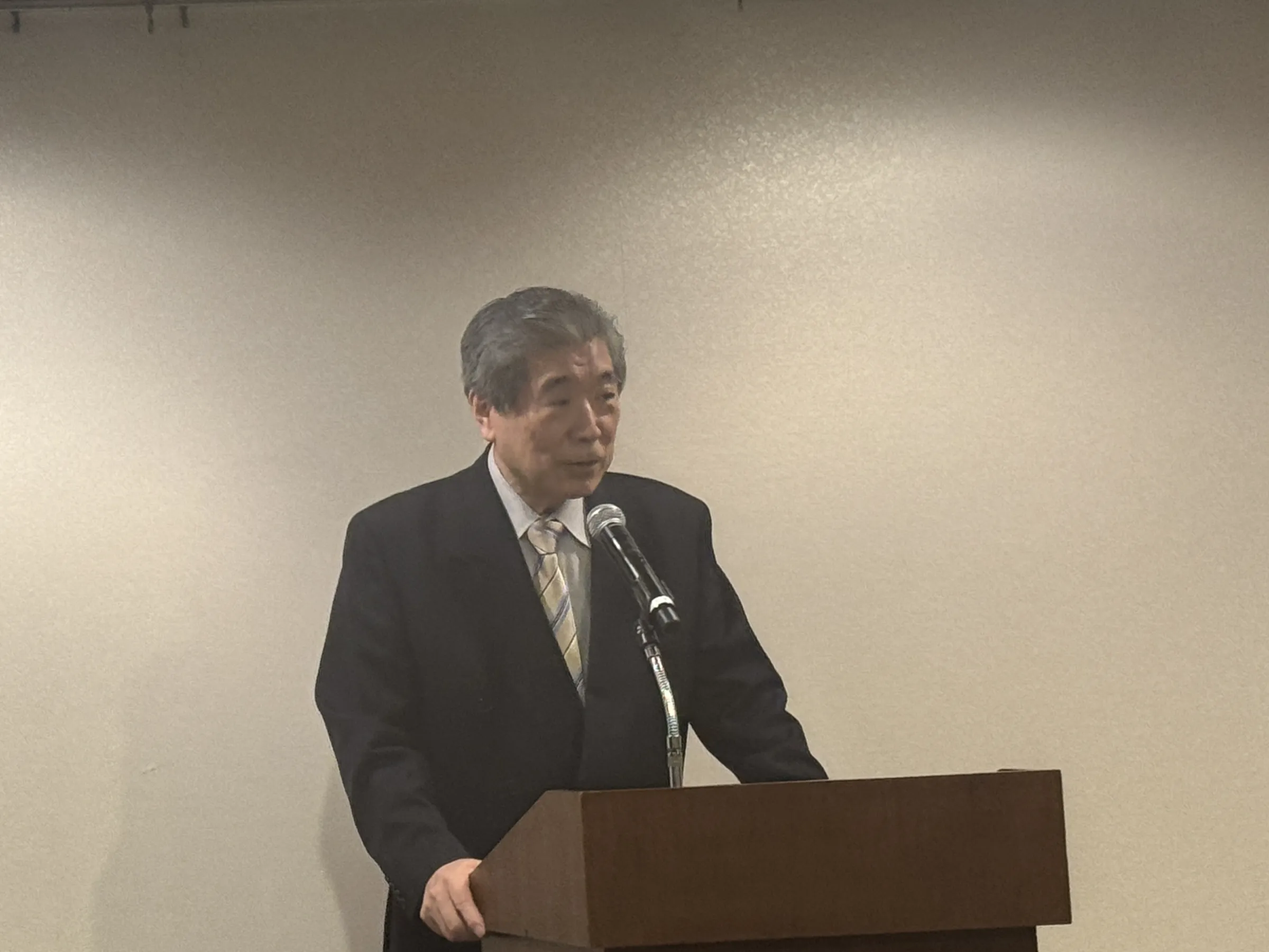 FPCJ創立50周年レセプションで兒玉理事長ら登壇者が挨拶し、不確実な時代におけるメディアの架け橋と国境を越えた連帯を誓い合った。黃信維