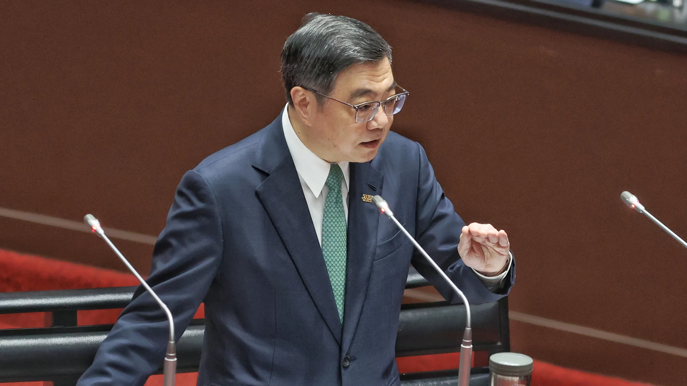 20261002-行政院長卓榮泰2日至立法院施政報告並備詢。（柯承惠攝）