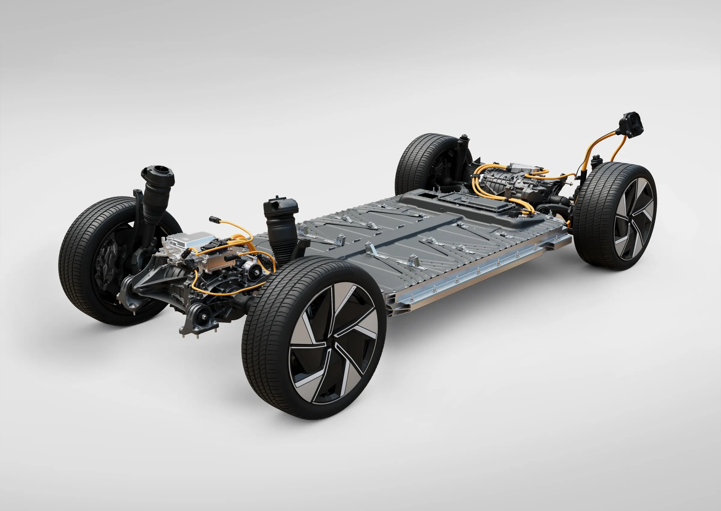 Volvo EX90導入800V電氣架構，讓DC快充10分鐘即可換來230至245公里的續航里程，10%至80%充電僅22分鐘。（Volvo提供）