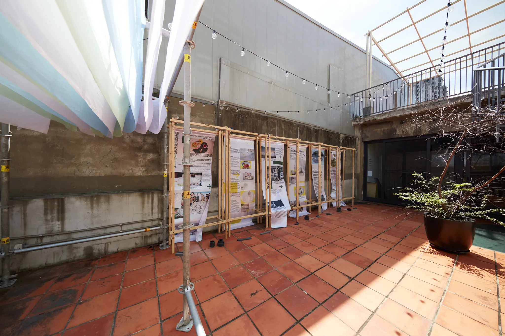 風灣的船餐桌計畫體驗活動現場展覽。（圖片提供／風灣的船）