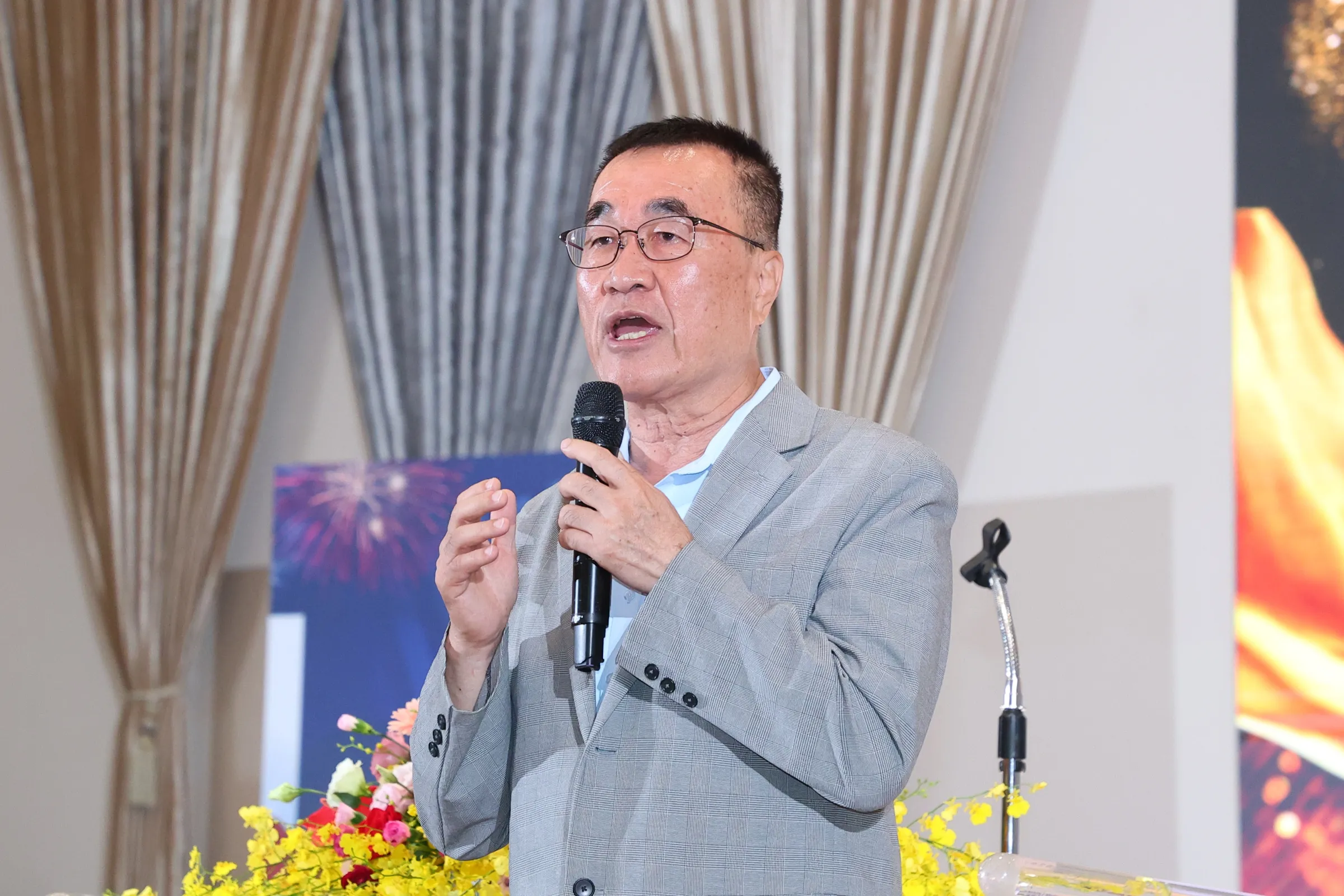 20261011-國民黨新北市長參選人李四川11日出席華僑節慶祝大會。（顏麟宇攝）