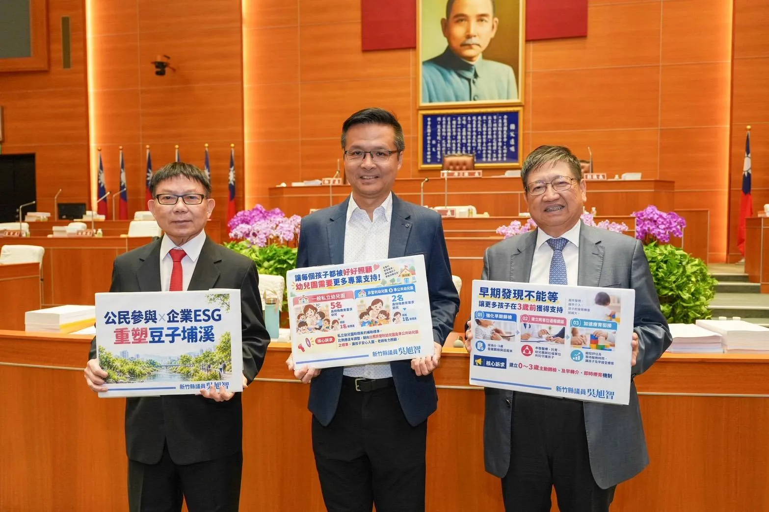 河川治理提案主張結合公民參與及企業ESG資源，讓環境改善從工程建設延伸至日常維護。（照片/吳旭智競辦提供）