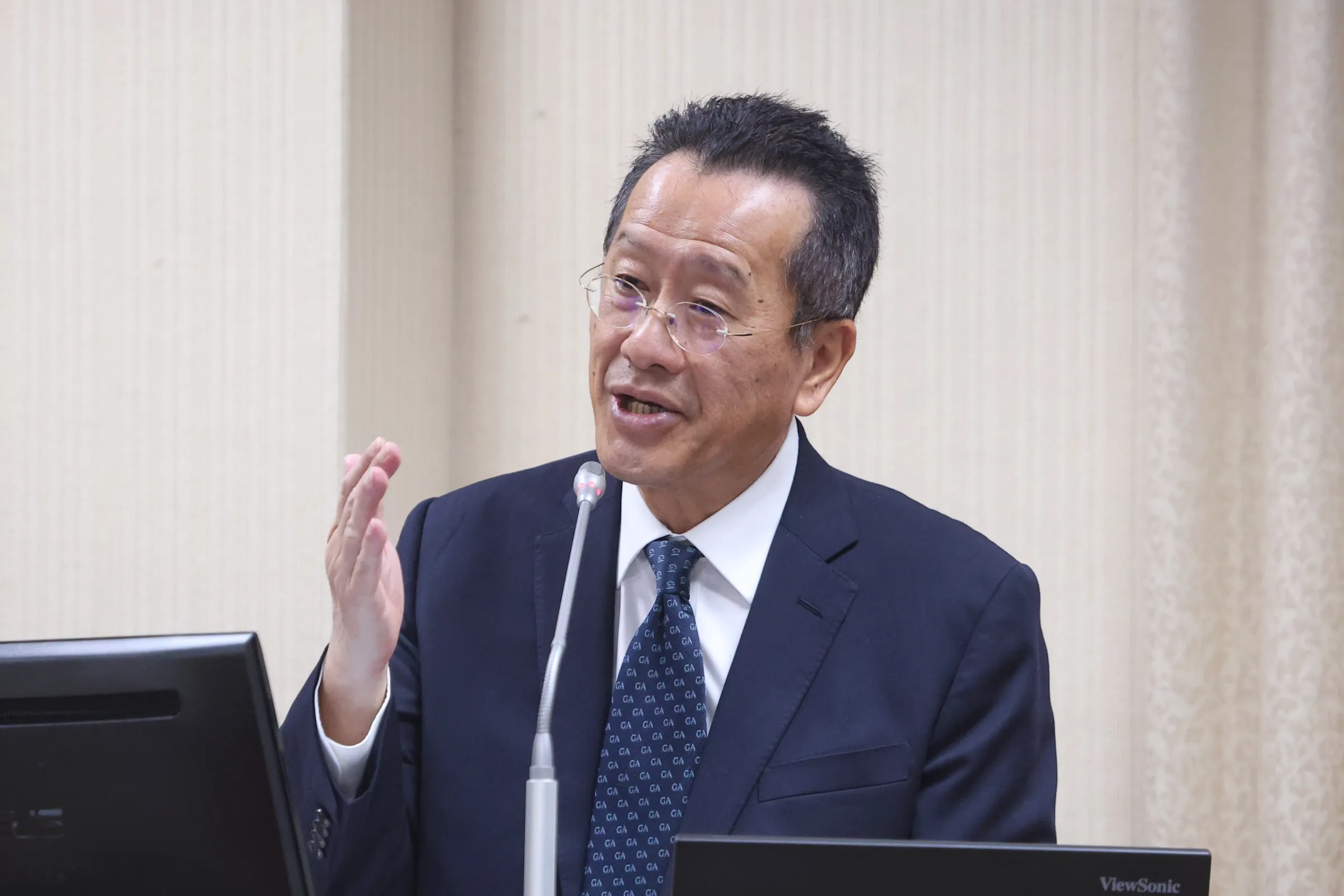 20261014-國防部長顧立雄14日於外交國防委員會備詢。（顏麟宇攝）
