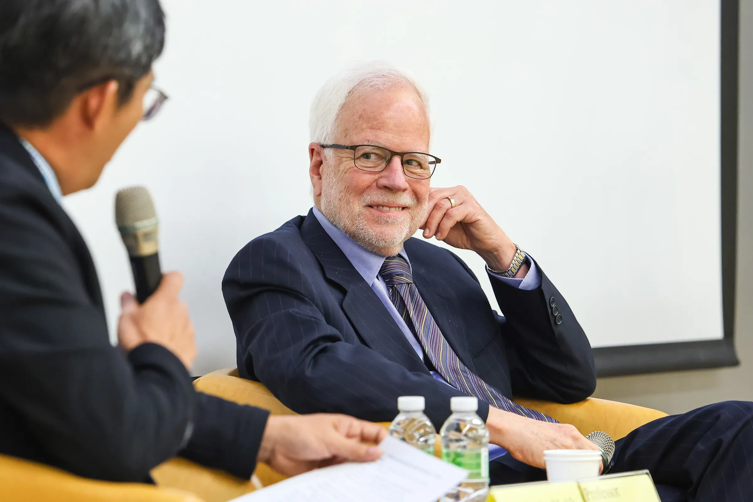 20261015-美國加州大學柏克萊分校特聘教授艾肯格林（Barry Eichengreen）15日出席亞太政經研究協會「美元霸權與亞太博弈」論壇。（顏麟宇攝）