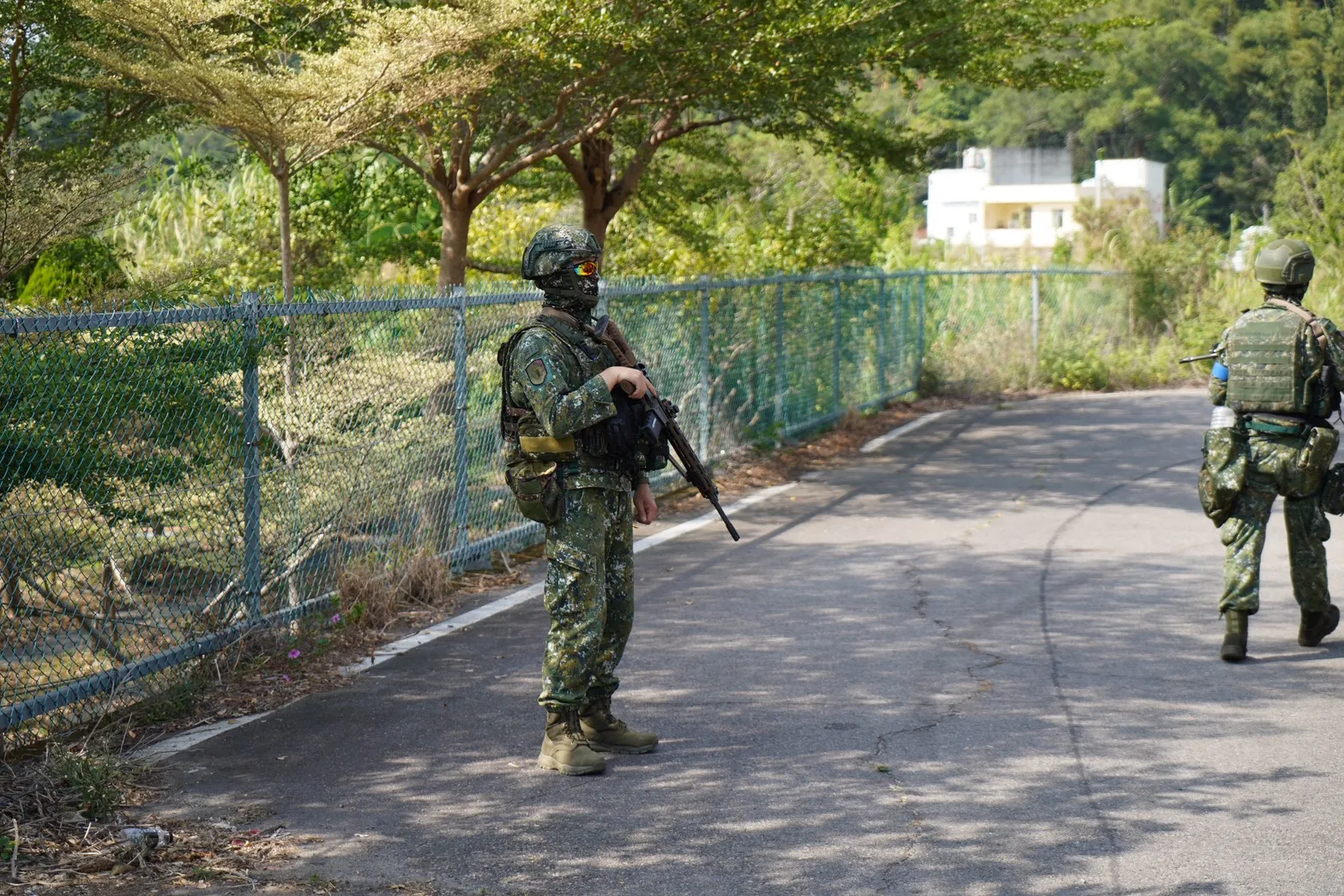 20261017-269旅官兵使用T112步槍。（張曜麟攝）