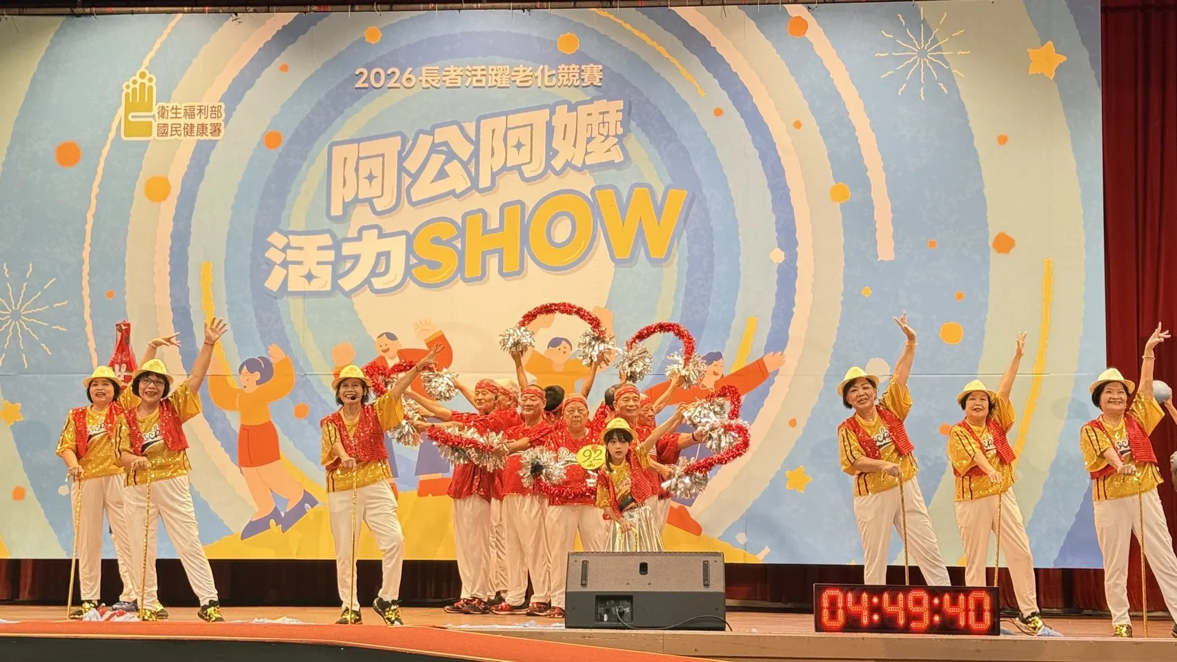 活力健康隊精彩演出展現自信(圖片提供/基隆市衛生局保健科)