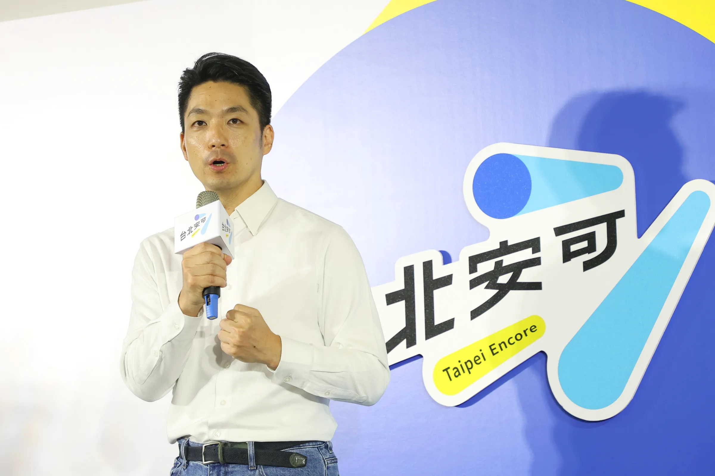 20261019-台北市長蔣萬安19日出席競選總部主委宣布記者會。（顏麟宇攝）