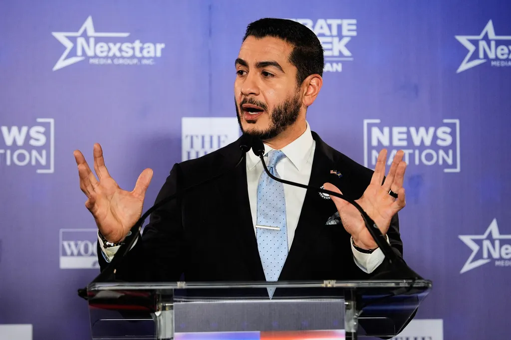 密西根州民主黨聯邦參議員候選人塞德（Abdul El-Sayed）。（美聯社）