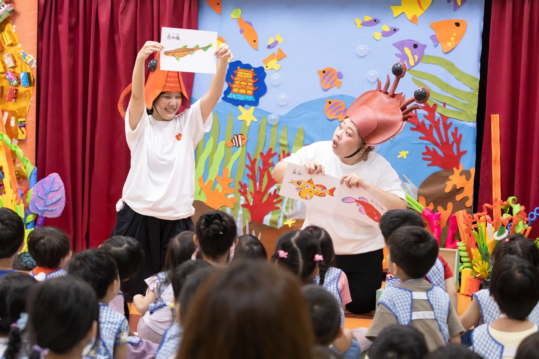 今年活動邀請創新歌仔戲劇團「走戲人」互動演出。(圖/新北市立十三行博物館)