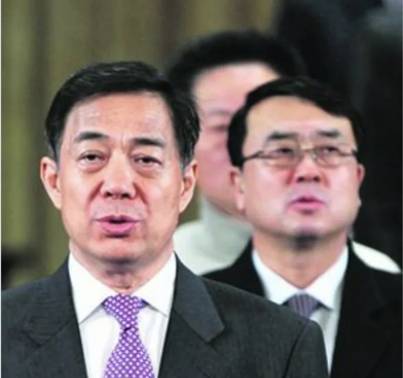 前重慶市委書記薄熙來、前重慶市副市長王立軍。（美聯社）