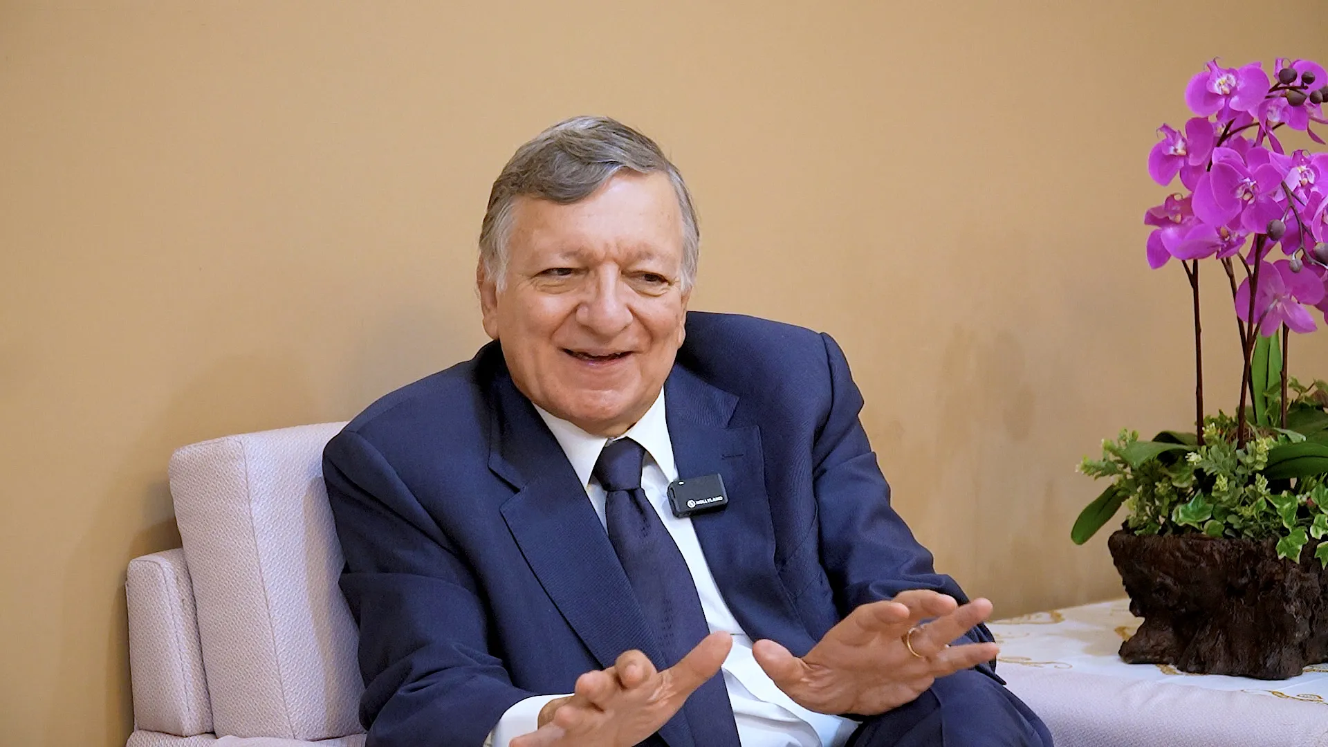 20261019-諾貝爾和平獎受獎人巴羅佐（José ManuelBarroso）演講及專訪。（蔡親傑攝）（採訪影片截圖03）