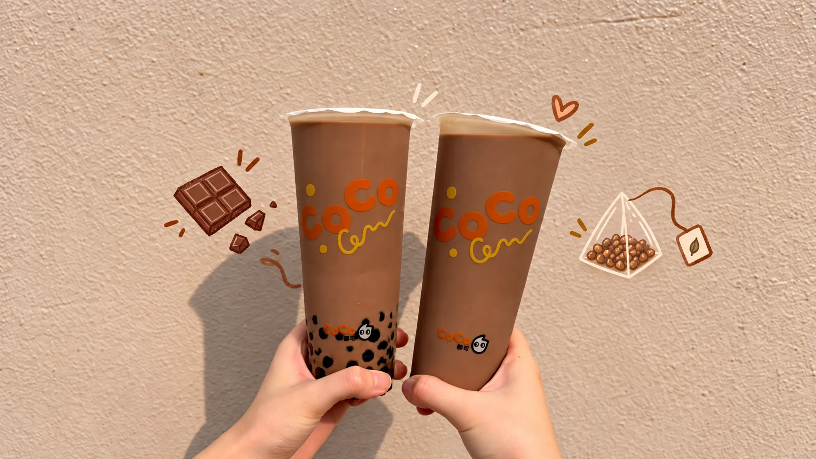 CoCo都可將於11月暖心推出冬季飲品「可可甜心系列」。（圖/CoCo都可提供）