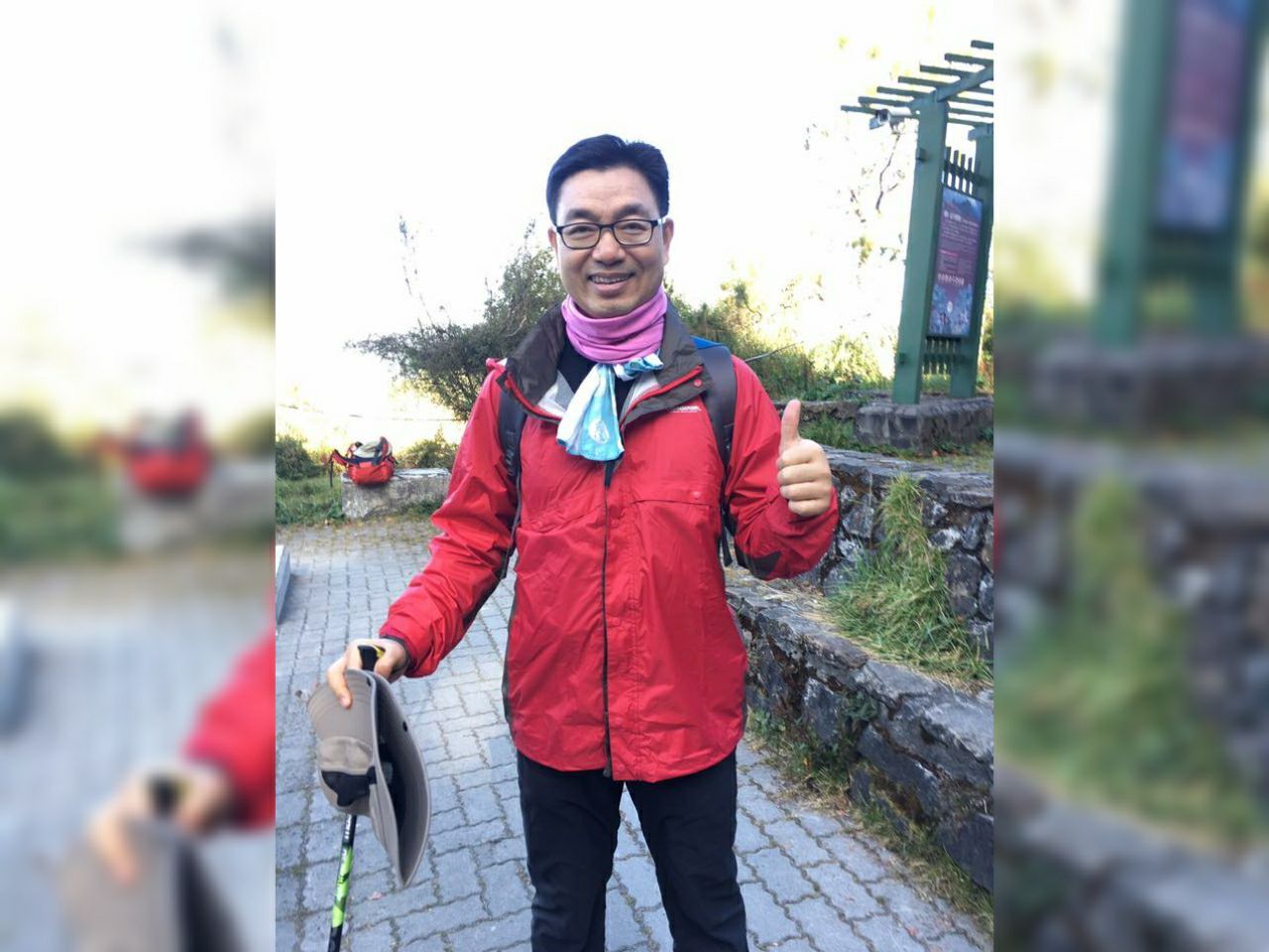 靜宜大學觀光事業系副教授黃正聰（見圖）被指有「球員兼裁判」之嫌。（取自黃正聰臉書）