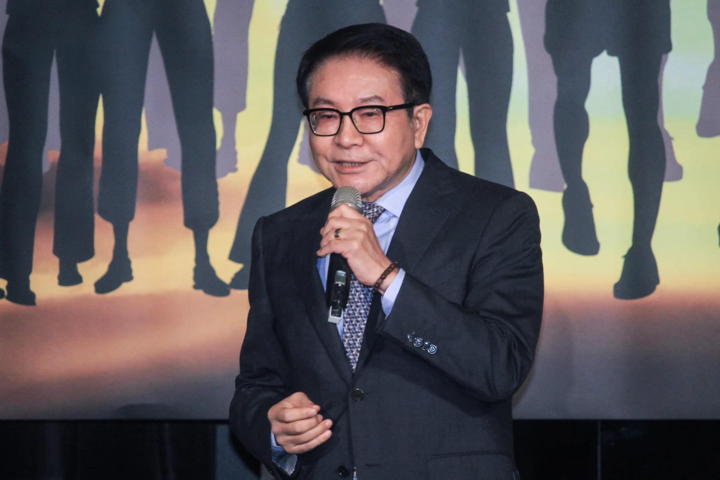 20190824-前海基會董事長洪奇昌出席台灣民意基金會三周年茶會。（蔡親傑攝）
